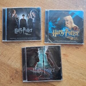 Set Of 3 Harry Potter Soundtrack CDs